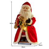 Christabelle 1.1m Musical LED Animated Christmas Santa Claus Glowing Lantern Ornament Decoration