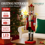Christabelle 60cm Musical LED Animated Christmas Nutcracker Ornament Decoration