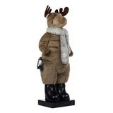 Christabelle 1.1m Musical LED Animated Christmas Moose Decoration Light-Up Lantern Ornament