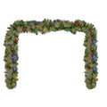 Christabelle 2.74m Christmas Garland with LED Lights Berries Pine Cones Multicolour Tree Decoration Ornament