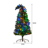 1.2m Bad Santa Curved Multicolour Pre-Lit Christmas Tree