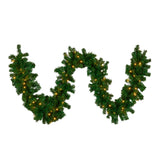 Chadwick Green Pre-Lit Christmas Garland - 274cm