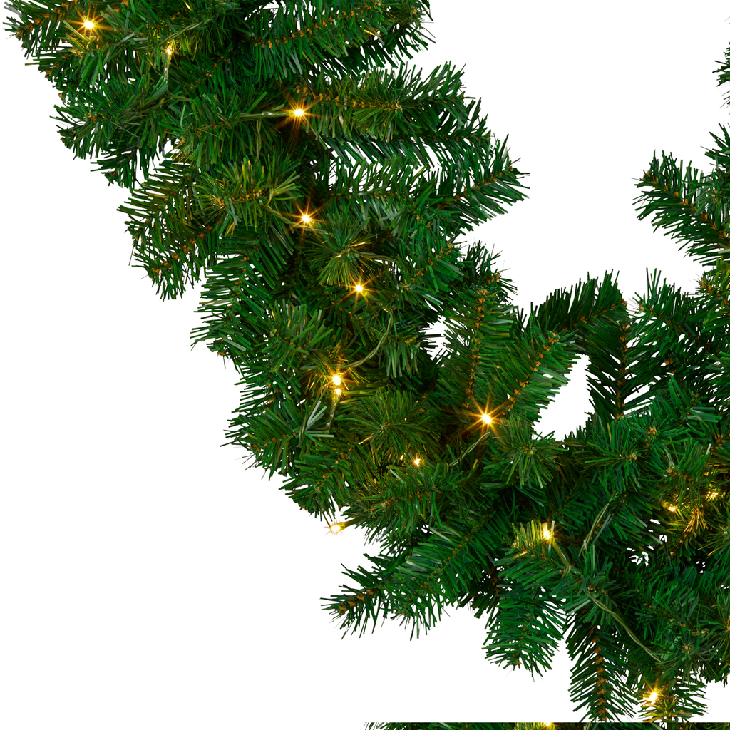 Christabelle 2.7m Christmas Garland with LED Lights Chadwick Tree Decoration Ornament
