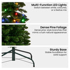 Christabelle 2.3m Christmas Tree Duncan Pine Pencil 7.5ft Pre Lit LED Lights