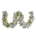 Majestic Snow Prelit Christmas Garland - 274cm