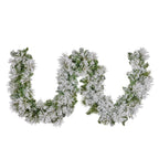 Majestic Snow Prelit Christmas Garland - 274cm