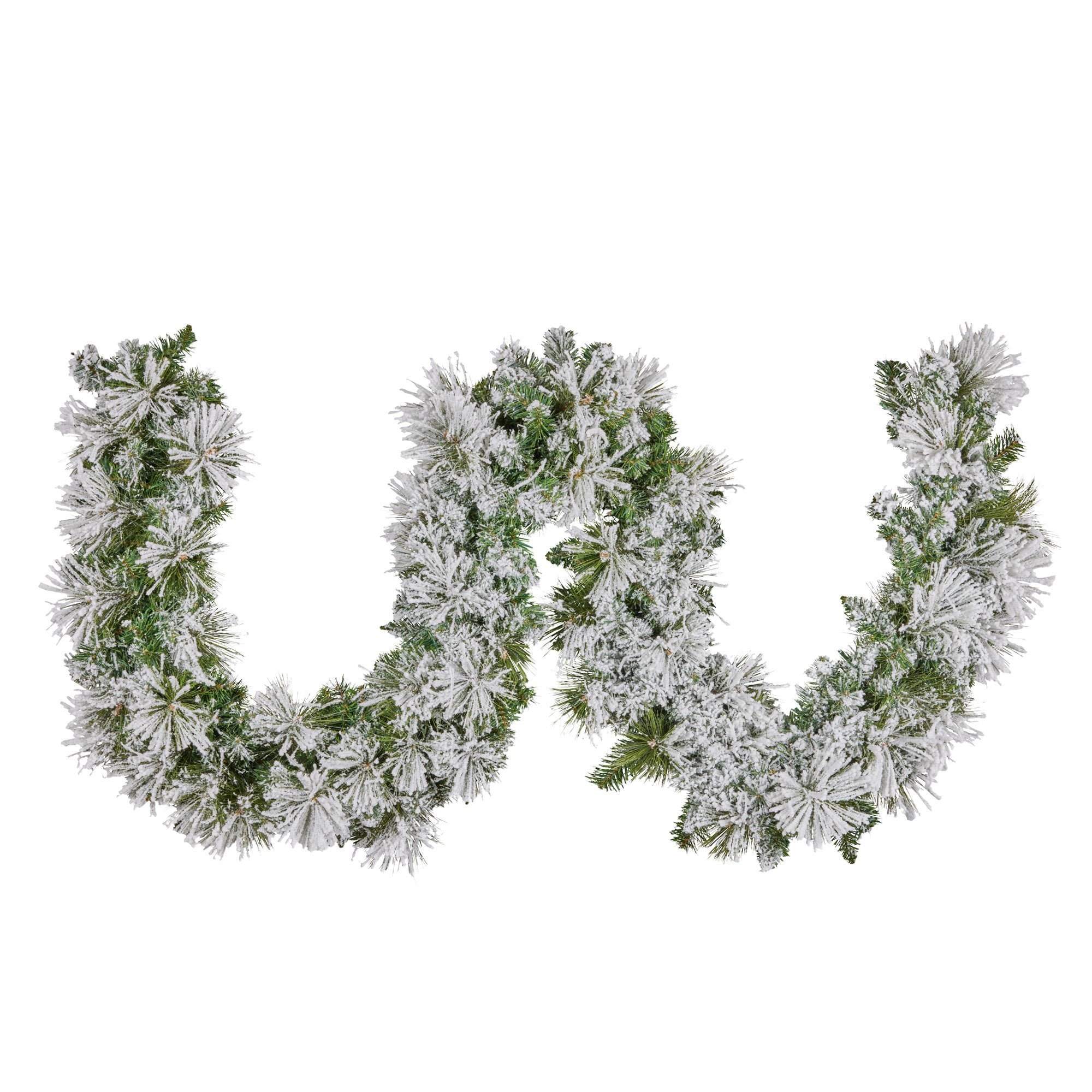 Majestic Snow Prelit Christmas Garland - 274cm