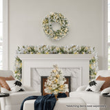 61cm Majestic Snow Prelit Tabletop Christmas Tree