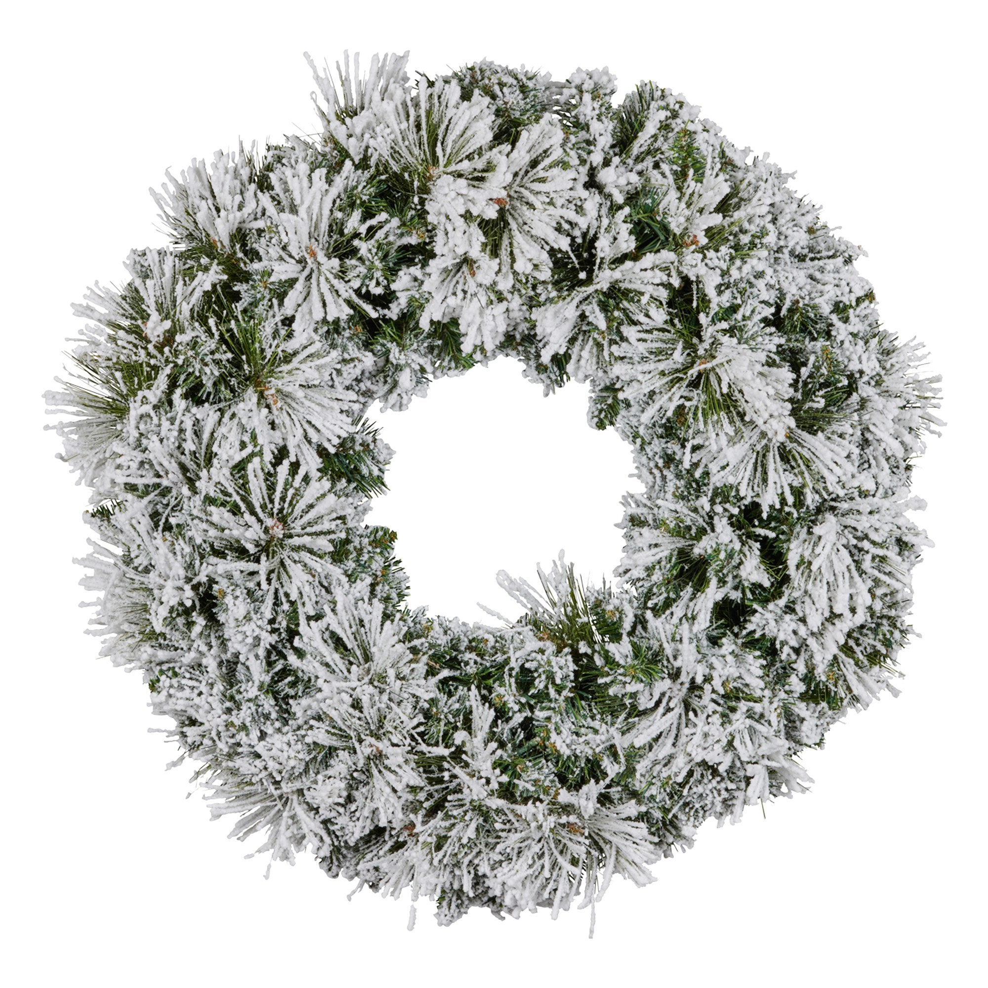 Christabelle 61cm Snow Christmas Wreath Lush Majestic Front Door Decoration Ornament