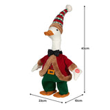 Christabelle 43cm Battery-Operated Christmas Duck with Animation, Tunes