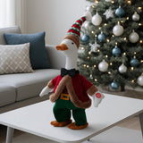 Christabelle 43cm Battery-Operated Christmas Duck with Animation, Tunes