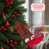 Christabelle 56cm Battery-Operated Kicking Christmas Elf Legs