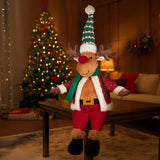 Christabelle 56cm Battery-Operated Christmas Moose with Animation & Music