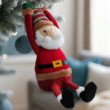 Christabelle 37cm Battery-Operated Hanging Santa with Animation & Music