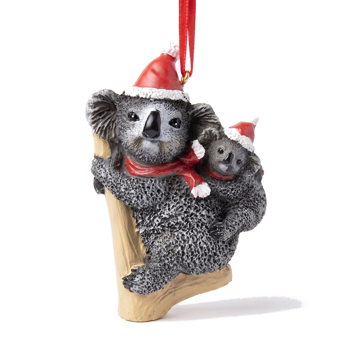 Christabelle Australian Animal Christmas Tree Decorations Set of 6 Hand-Painted Resin Ornaments Gift Box
