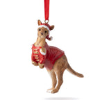 Christabelle Australian Animal Christmas Tree Decorations Set of 6 Hand-Painted Resin Ornaments Gift Box