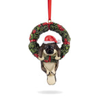 Christabelle Australian Animal Christmas Tree Decorations Set of 6 Hand-Painted Resin Ornaments Gift Box