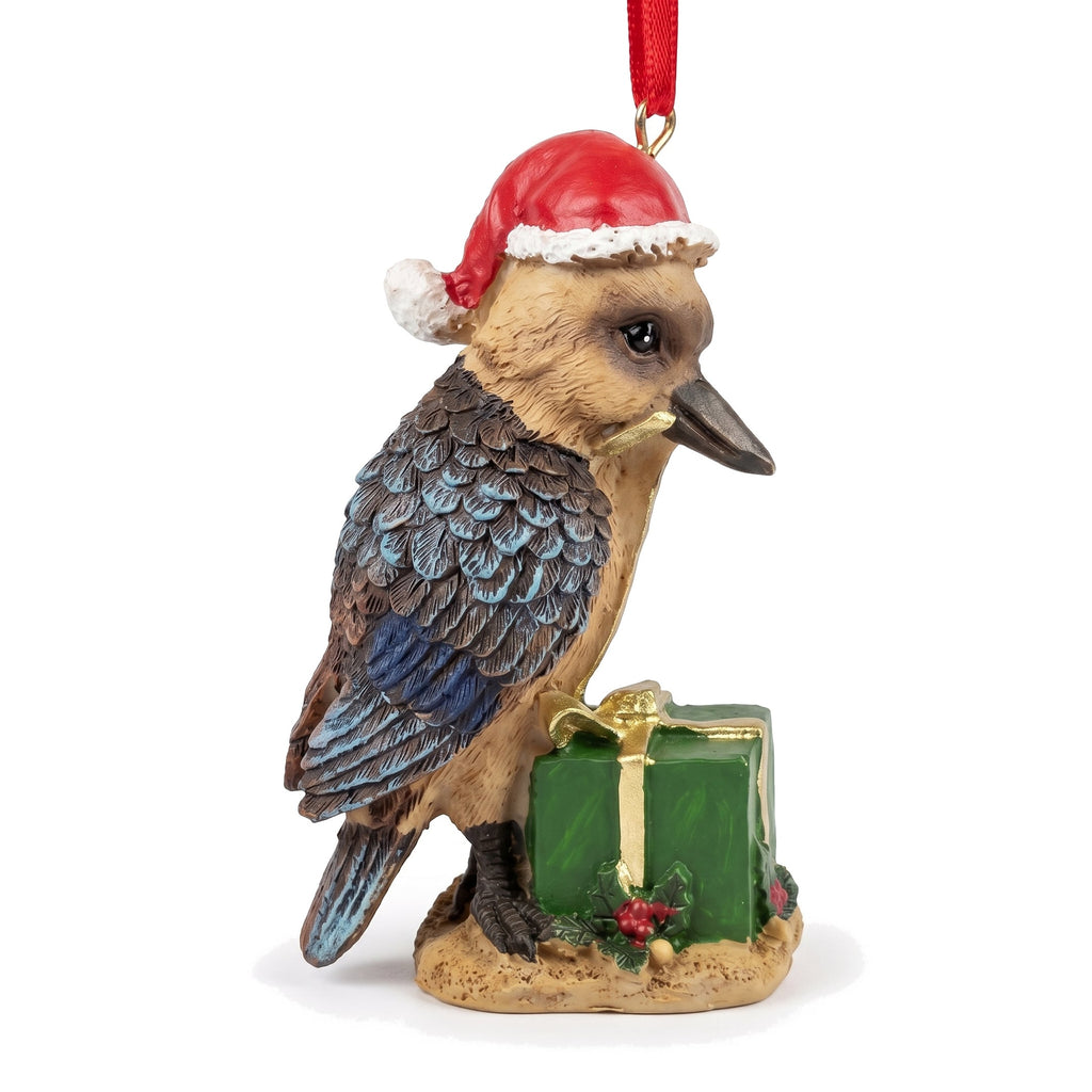 Christabelle Australian Animal Christmas Tree Decorations Set of 6 Hand-Painted Resin Ornaments Gift Box
