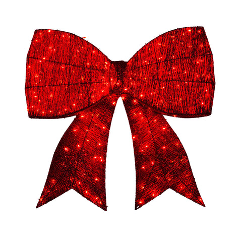 Christmas Display Bow with LED and Twinkle Lights - 91cm