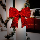 Christmas Display Bow with LED and Twinkle Lights - 91cm