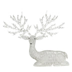Reindeer Christmas Display with Lights - 129cm