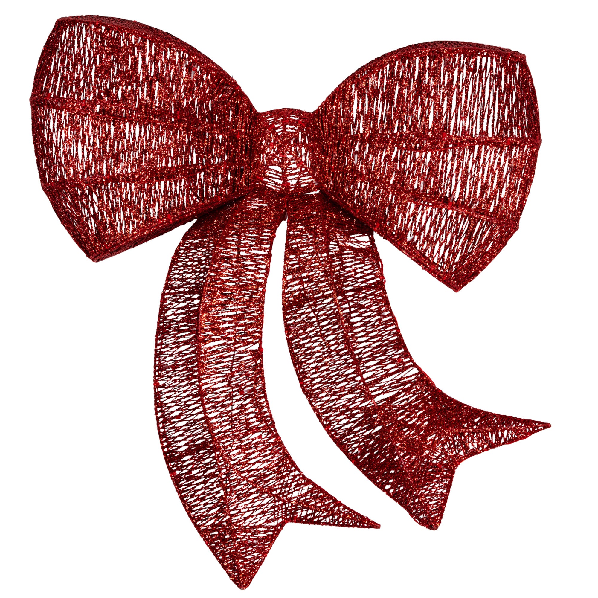 Christmas Display Bow with Lights -  87cm