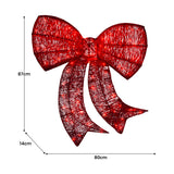 Christmas Display Bow with Lights -  87cm