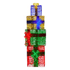 Christabelle 190cm 4-Piece Gift Stack Box Christmas Decoration Bows LED Lights Xmas Display