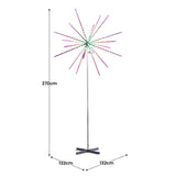 Outdoor Christmas Light Starburst Display - 270cm