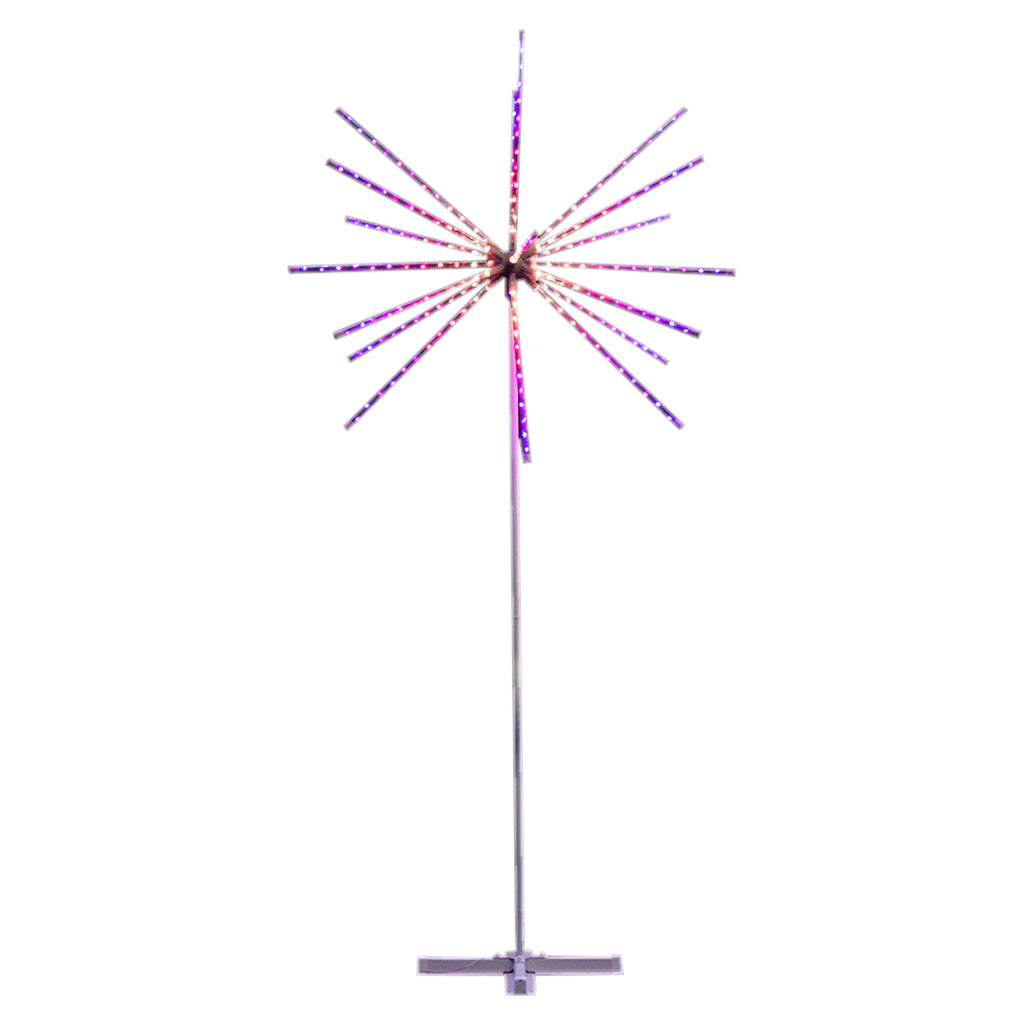Outdoor Christmas Light Starburst Display - 270cm