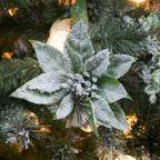 Snowy Crown Pine 2.3m Multicolour Pre-Lit Christmas Tree with 1453 Tips