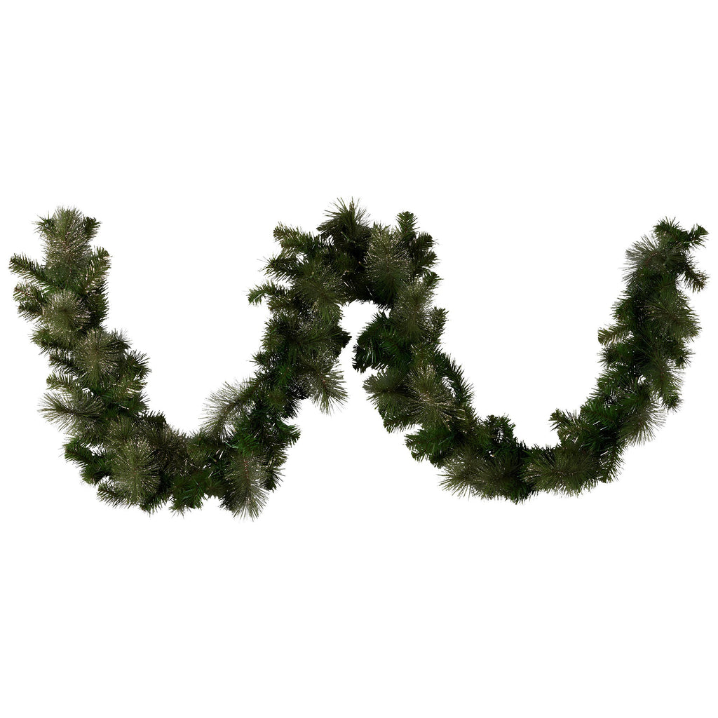Christabelle 2.7m Christmas Garland with LED Lights Glittery Gold Pine Mantle Decoration Ornament