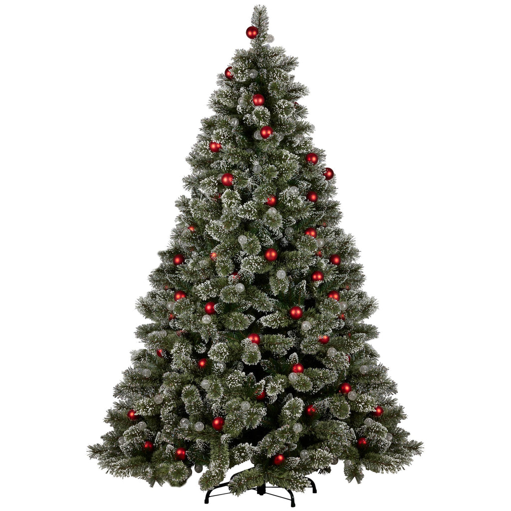 2.7m Snowy Bristle Multicolour Pre-Lit Christmas Tree with 2870 Tips