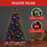 Snowy Bristle 3.6m Multicolour Pre-Lit Christmas Tree with 5532 Tips