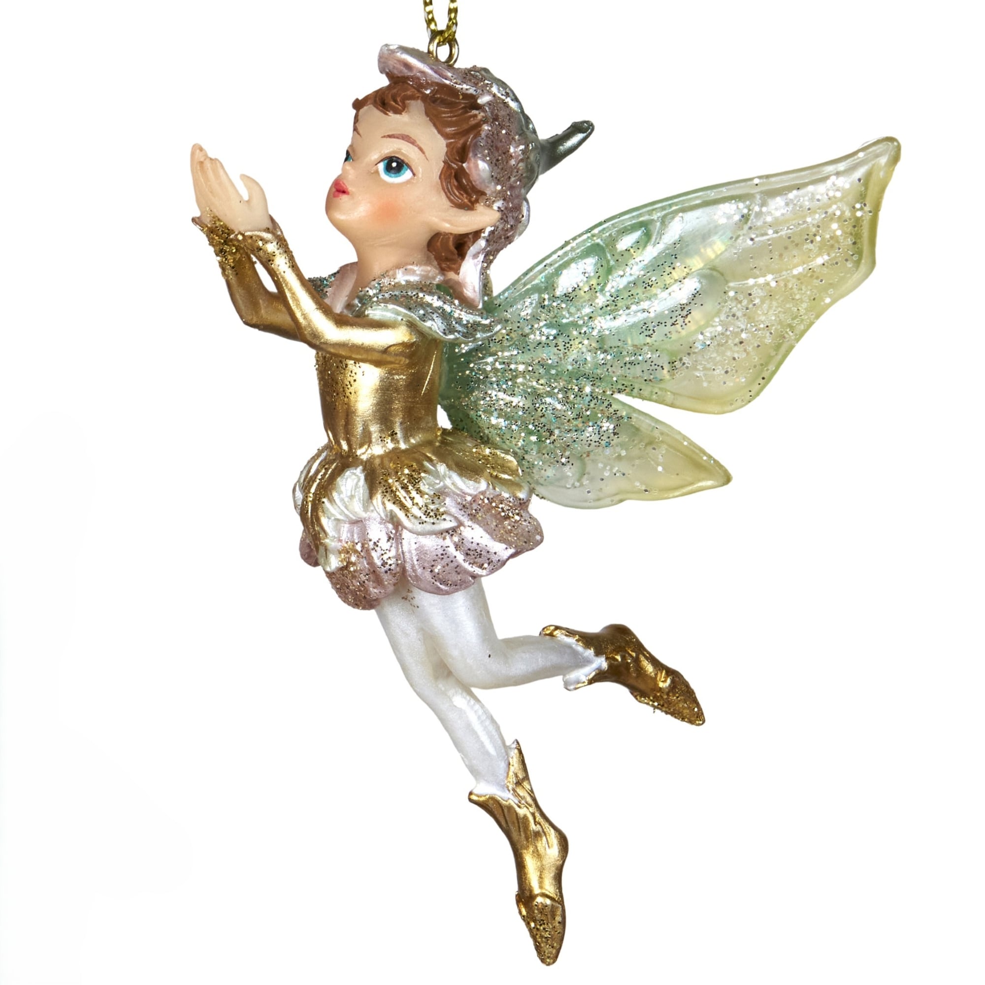 Christabelle 3 Fairy Christmas Ornaments Assorted Novelty Figures 10cm Xmas Tree Decorations Hanging Baubles