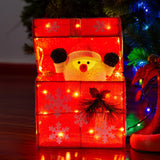 Christabelle Animated Santa Gift Box LED Christmas Tree Lights Decoration Xmas Ornament Indoor Outdoor