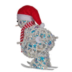 Christabelle 61cm Animated Skiing Snowman Christmas Light Up Display LED Outdoor Indoor Xmas Yard Lawn Statue Home Decor