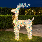 Christabelle 76cm Animated Standing Reindeer Christmas Light Up Display LED Outdoor Indoor Xmas Yard Lawn Statue