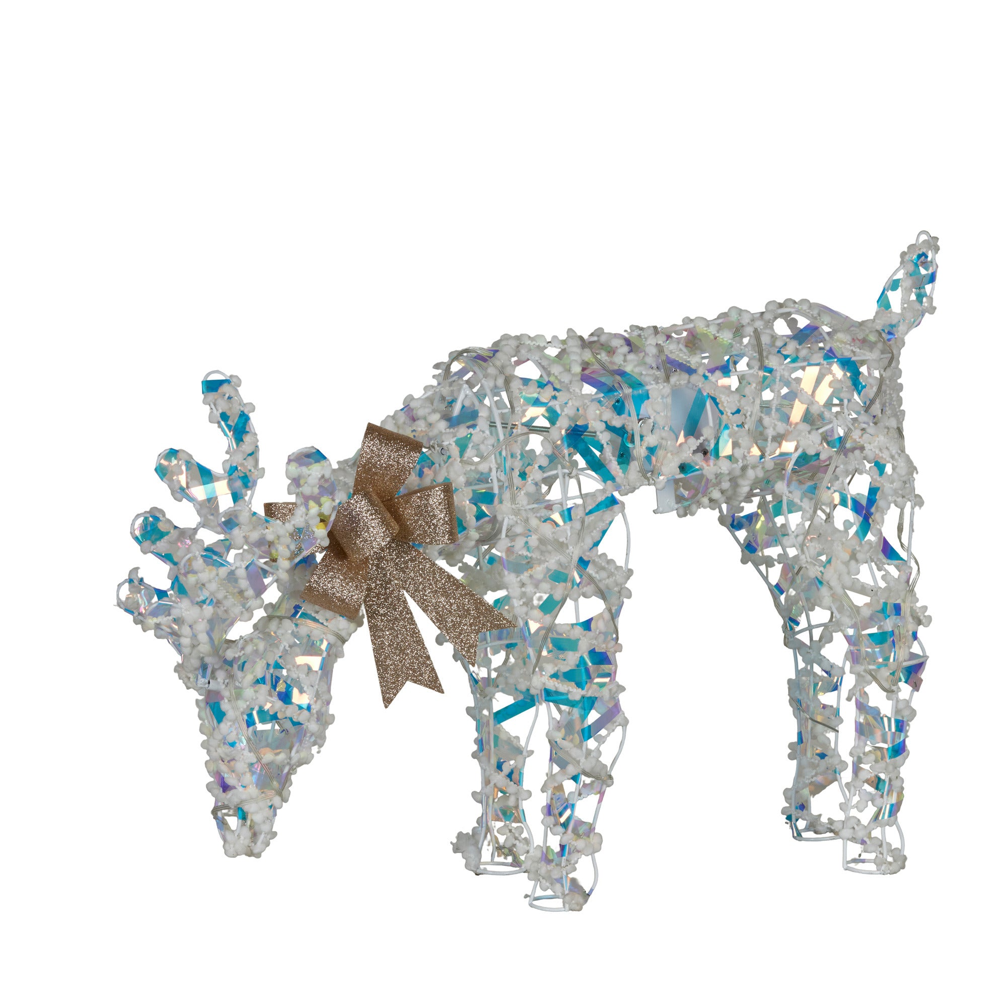 Christabelle 66cm Grazing Reindeer Christmas Light Up Display Animated LED Outdoor Indoor Xmas Yard Lawn Statue