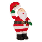 Christabelle 56cm Santa Christmas Light Up Display Animated LED Outdoor Indoor Xmas Yard Lawn Statue Home Decor