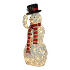 Christabelle 92cm Snowman Christmas Light Up Display Animated LED Outdoor Indoor Xmas Yard Lawn Statue Home Decor