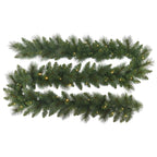 Christabelle 2.7m Christmas Garland with LED Lights Dorset Pine Mantle Decoration Ornament