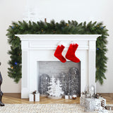 Christabelle 274cm Battery-Operated Christmas Garland with Multi-Function Lights - Dorset Pine