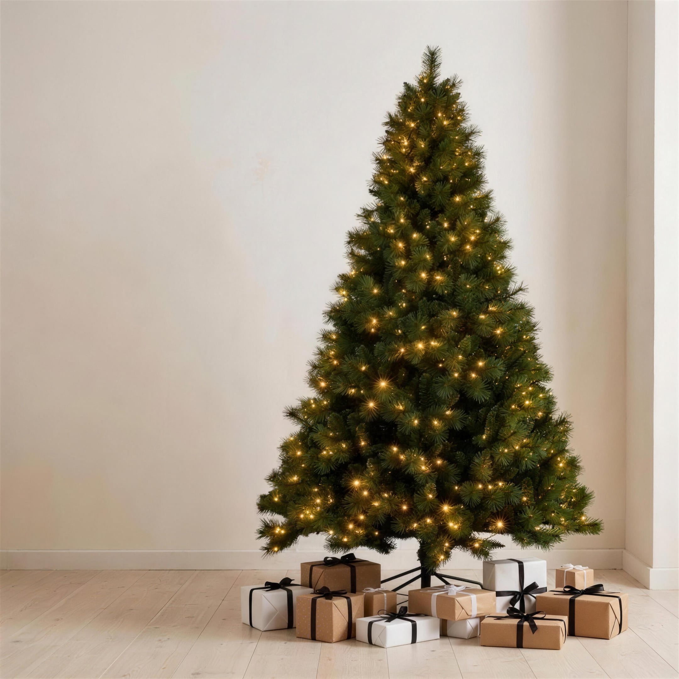 Christabelle 2.3m 7.5ft Grand Sierra Christmas Tree Pre Lit Multi Function LED Memory Wire Artificial Indoor Xmas Decor
