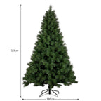 Christabelle 2.3m 7.5ft Grand Sierra Christmas Tree Pre Lit Multi Function LED Memory Wire Artificial Indoor Xmas Decor