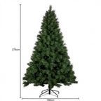 Christabelle 2.7m 9ft Grand Sierra Christmas Tree Pre Lit Multi Function LED Memory Wire Artificial Indoor Xmas Decor