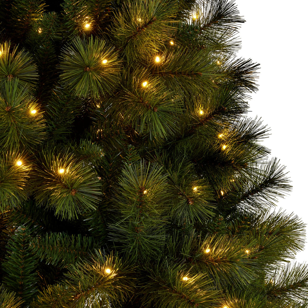 Christabelle 2.7m 9ft Grand Sierra Christmas Tree Pre Lit Multi Function LED Memory Wire Artificial Indoor Xmas Decor