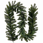Christabelle 2.74m Highland Pine Christmas Garland Pre Lit Warm White LED Mantel Staircase Xmas Decoration Home