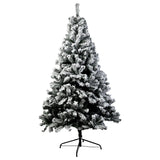 2.1m Christabelle Snow-Tipped Snow Flocked Artificial Christmas Tree 1200 Tips