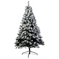 2.4m Christabelle Snow-Tipped Snow Flocked Artificial Christmas Tree 1500 Tips